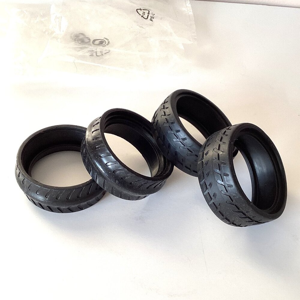 4 Spare Toy Car Tires Wheels